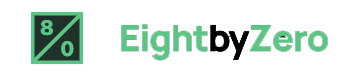 EightByZero logo