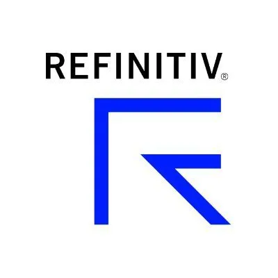 Refinitiv, an LSEG business logo