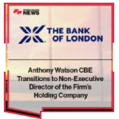 Anthony Watson CBE