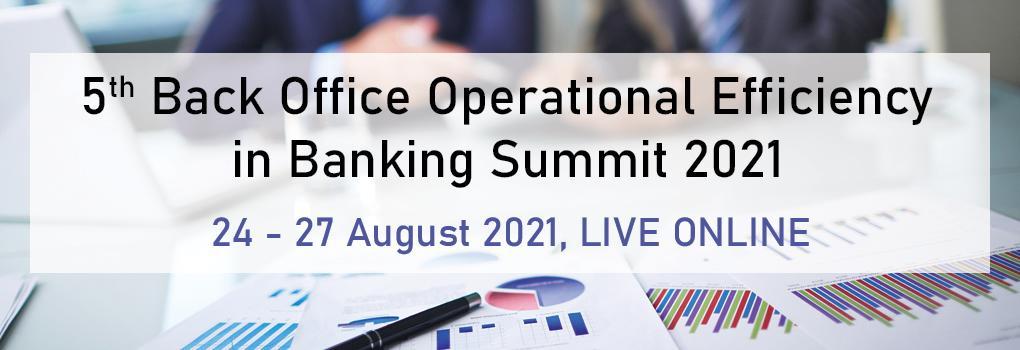 5th Back Office Operational Efficiency in Banking Summit