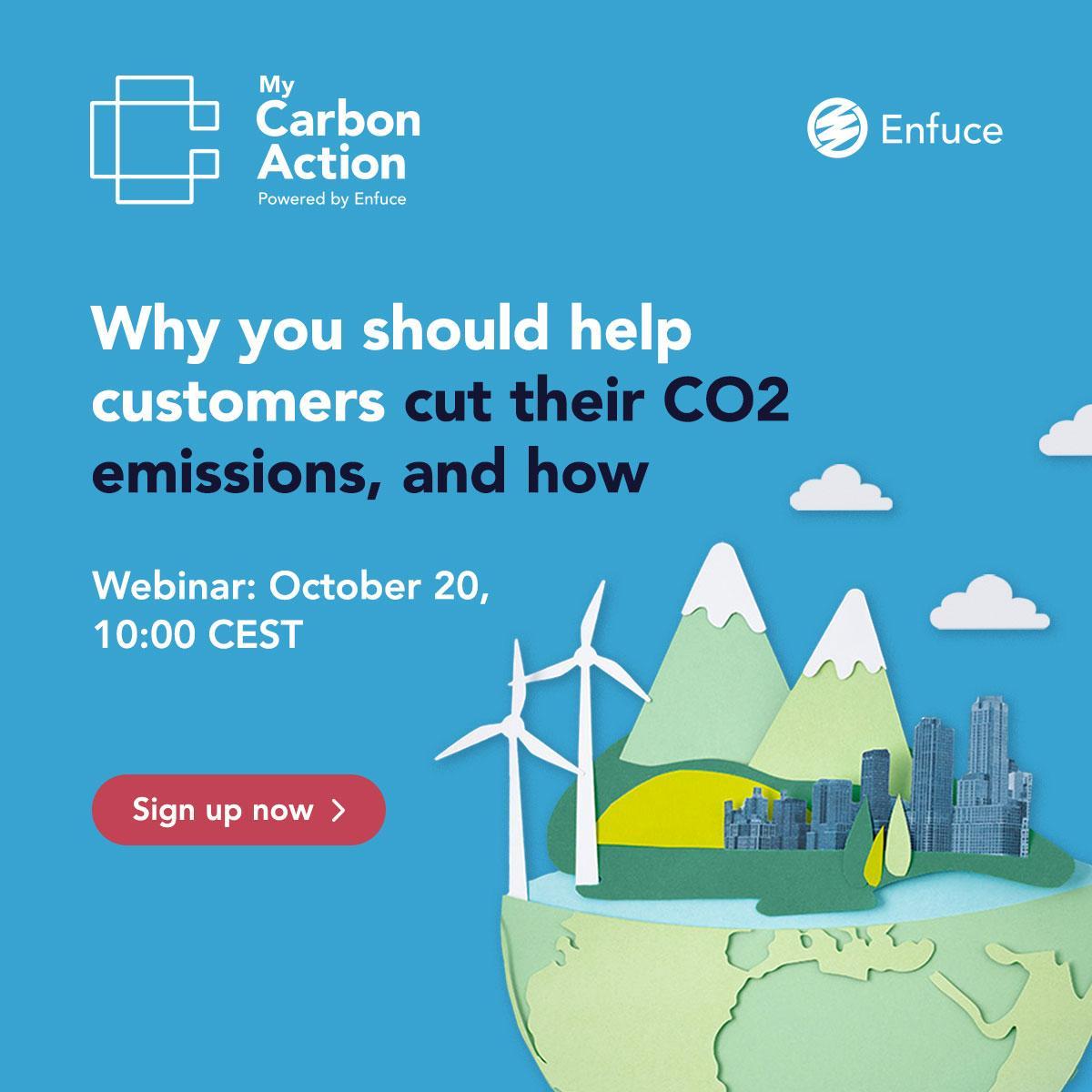 Webinar: Why you should help customers cut their CO2 emissions, and how
