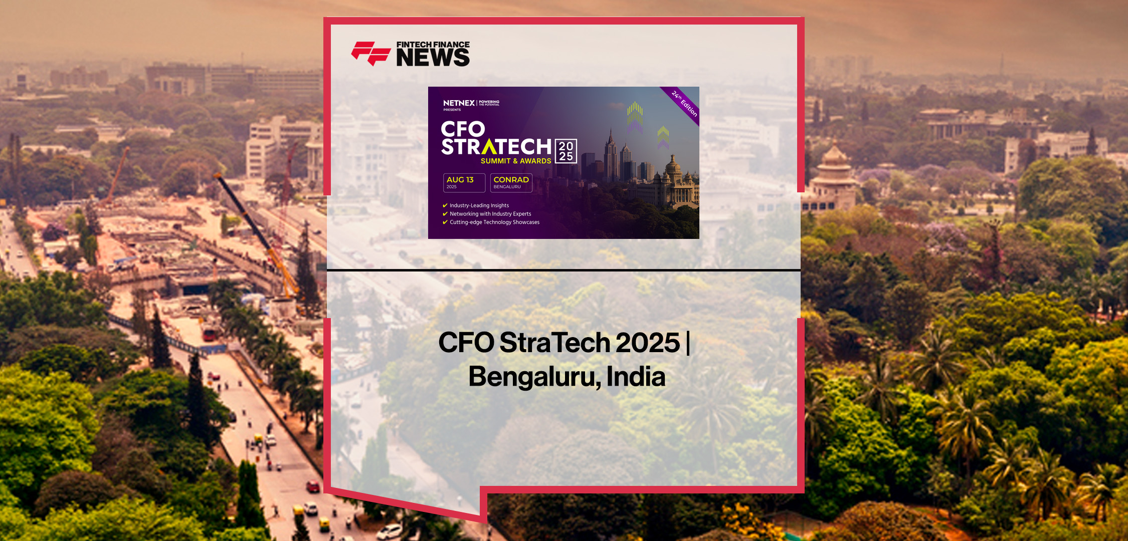 CFO StraTech 2025 | Bengaluru, India