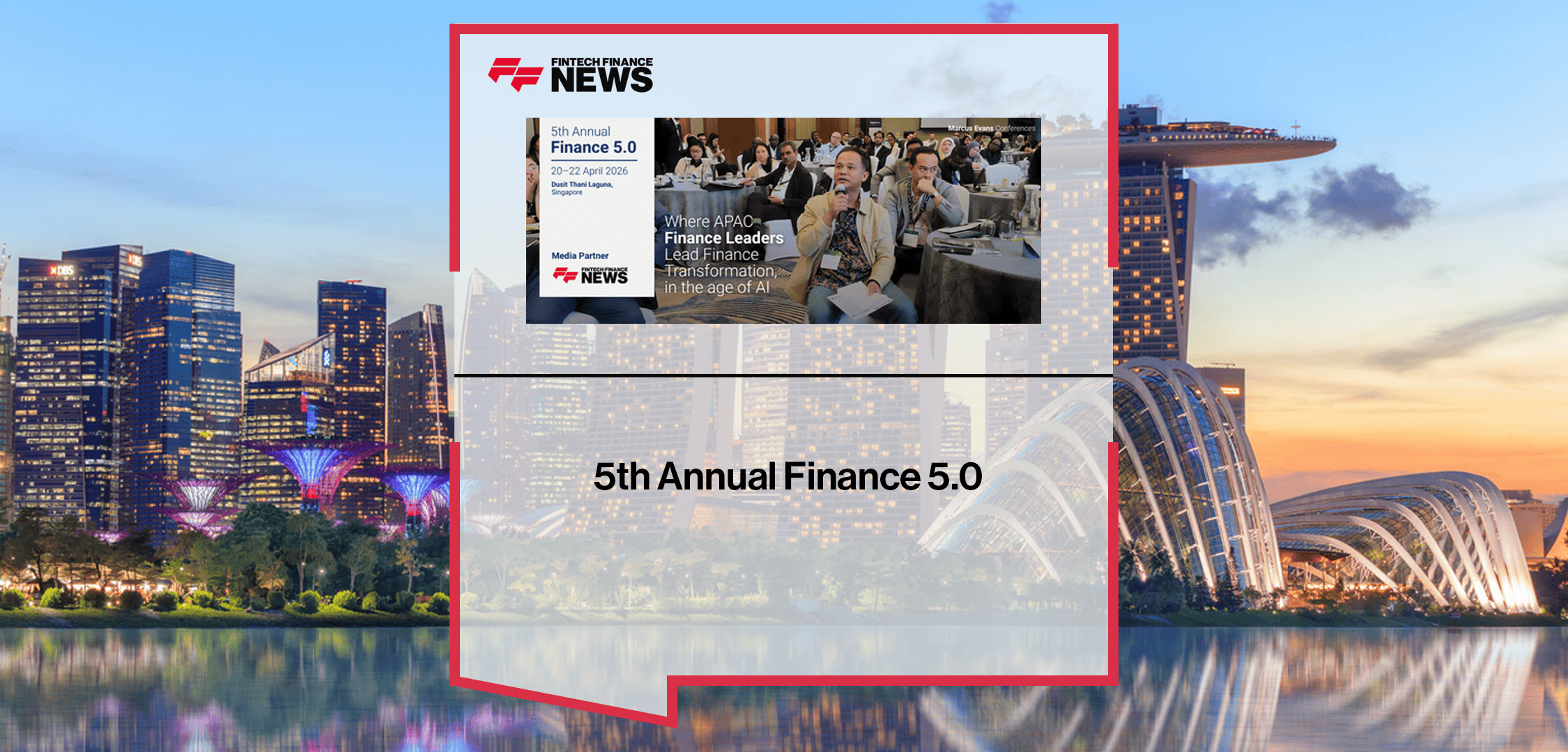 5th Annual Finance 5.0 x FFNews