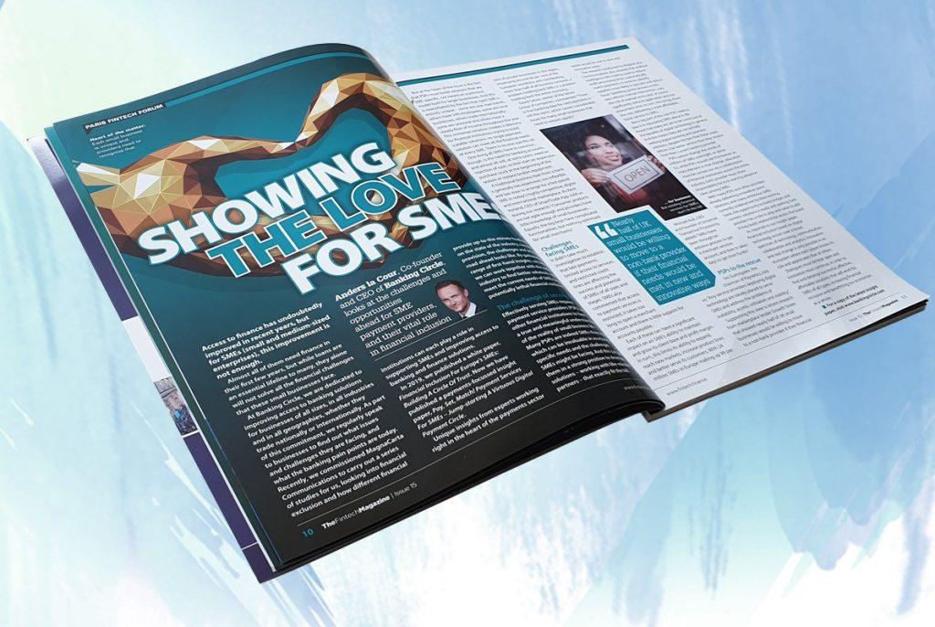 Exclusive: 'Showing the love for SMEs' - Anders la Cour, Banking Circle in "The Fintech Magazine"