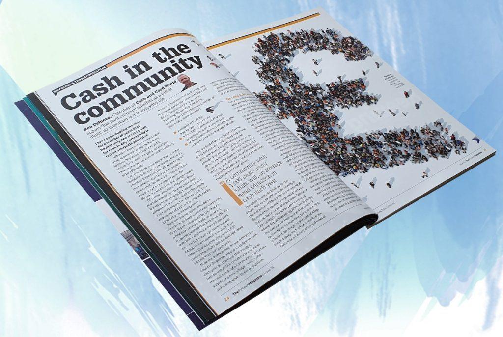 Exclusive: 'Cash in the community' - Ron Delnevo, Cash and Card World in "The Fintech Magazine"