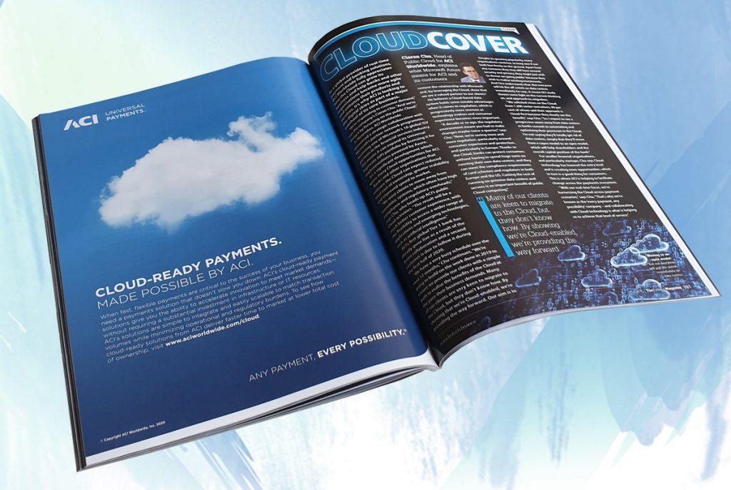 Exclusive: 'Cloud Cover' - Ciaran Chu, ACI Worldwide in "The Fintech Magazine"