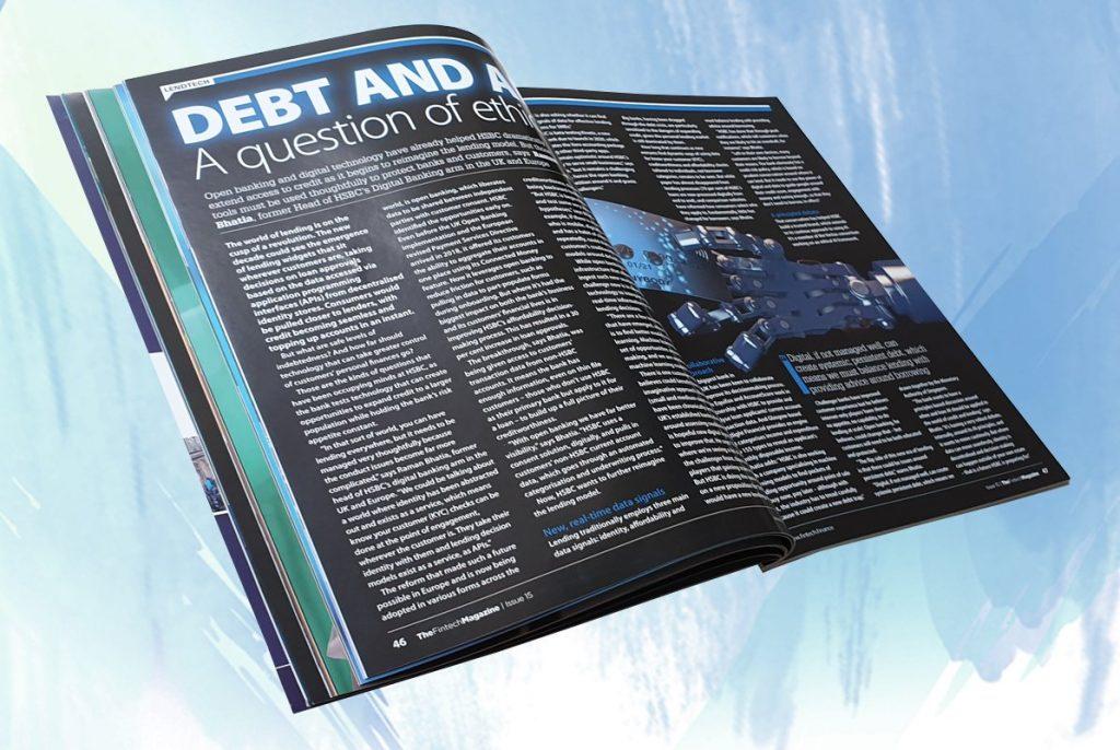 Exclusive: 'Debt and AI: a question of ethics' - Raman Bhatia, HSBC in "The Fintech Magazine"
