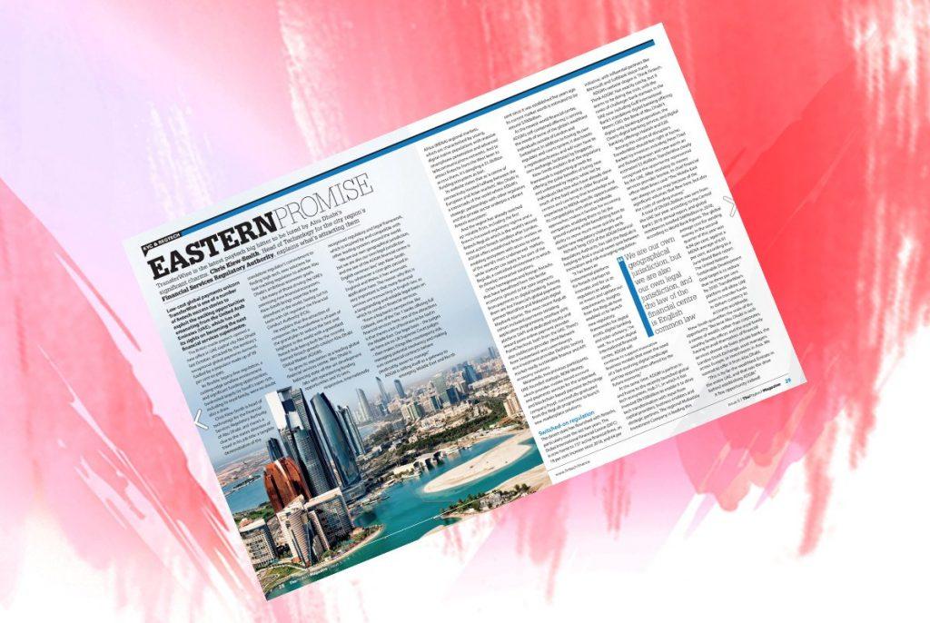 Exclusive: 'Eastern Promise' - Chris Kiew-Smith, Financial Services Regulatory Authority in "The Paytech Magazine"