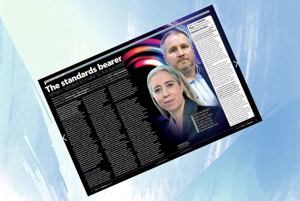 Exclusive: 'The standards Bearer' - Andy Ramsden & Gabrielle Bugat, G+D in "The Fintech Magazine"