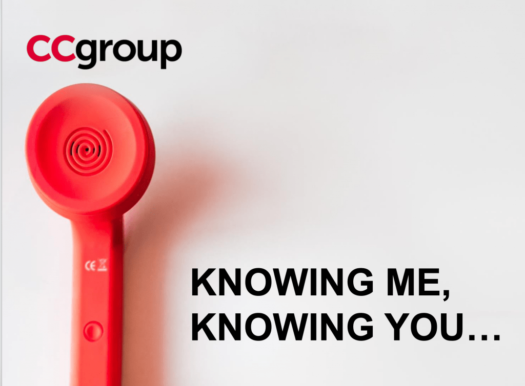 CCgroup: Knowing me, Knowing You... Insights into how PR pros can help trade media during lockdown