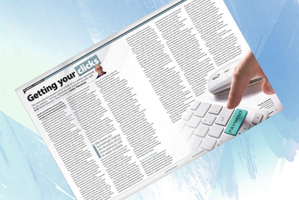 Exclusive: ‘Getting Your Clicks' – Jukka Yliuntinen, G+D in “The Fintech Magazine” | Fintech Finance|Jukka Yliuntinen | Fintech Finance|Exclusive: ‘Getting Your Clicks' – Jukka Yliuntinen, G+D in “The Fintech Magazine” | Fintech Finance