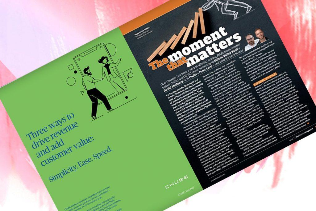 Exclusive: 'The moment that matters' - David McHenry, Silicon Valley Bank and Peter Lord, Codat in "The Paytech Magazine"