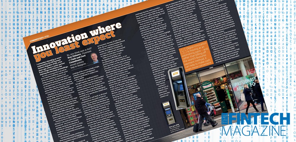 EXCLUSIVE: ‘Innovation where you least expect’ – Ron Delnevo, Cash and Card Consultants in ‘The Fintech Magazine’