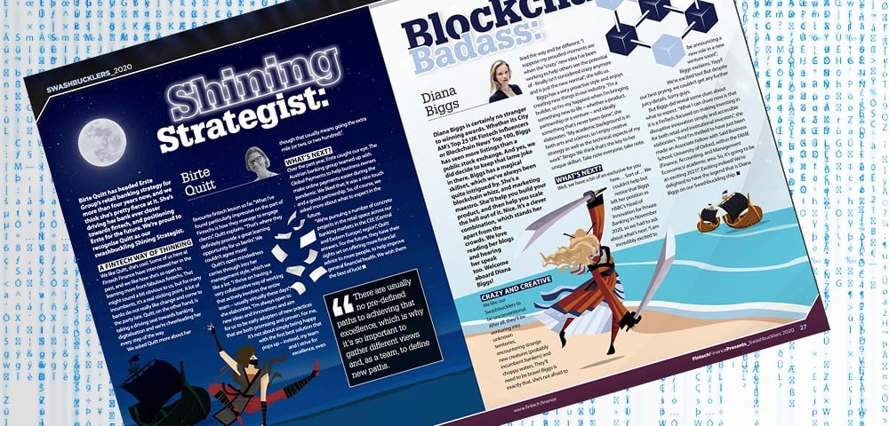Exclusive: ‘Shining Strategist’ – Birte Quitt, Erste Group in “Swashbucklers 2020” | Fintech Finance|Diana Biggs, Valour | Fintech Finance
