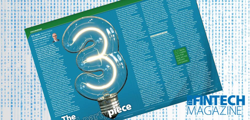 EXCLUSIVE: ‘The third-party piece’ – Eric Bayle, Société Générale, in ‘The Fintech Magazine’ | FinTech Finance|EXCLUSIVE: ‘The third-party piece’ – Eric Bayle, Société Générale, in ‘The Fintech Magazine’ | FinTech Finance|EXCLUSIVE: ‘The third-party piece’ – Eric Bayle, Société Générale, in ‘The Fintech Magazine’ | FinTech Finance