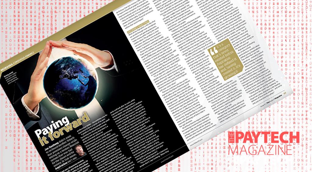 Exclusive: 'Paying it forward' – Joe Sanberg, Aspiration in “The Paytech Magazine” | Fintech Finance|Exclusive: 'Paying it forward' – Joe Sanberg, Aspiration in “The Paytech Magazine” | Fintech Finance|Exclusive: 'Paying it forward' – Joe Sanberg, Aspiration in “The Paytech Magazine” | Fintech Finance