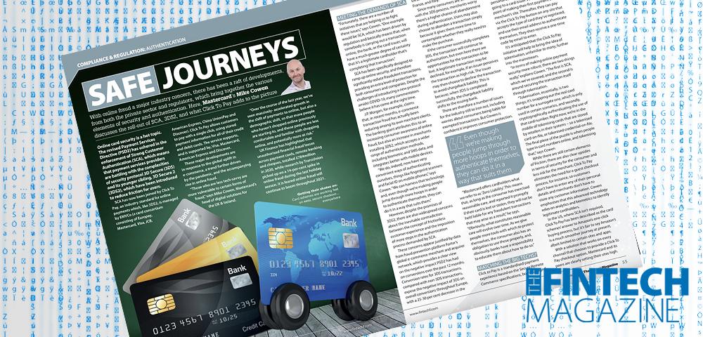 EXCLUSIVE: ‘Safe journeys’ – Mike Cowen, Mastercard in ‘The Fintech Magazine’