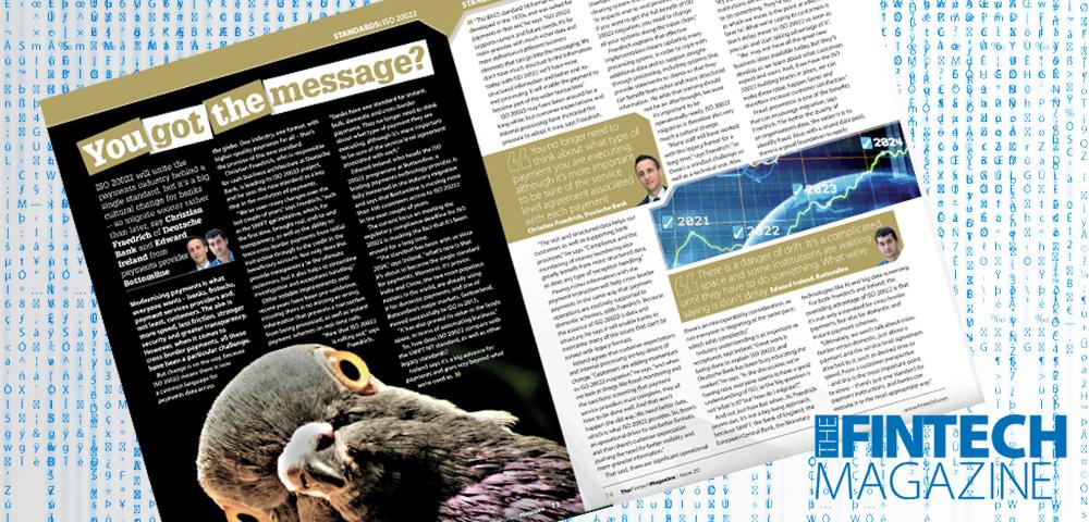 EXCLUSIVE: ‘You got the message?’ – Christian Fraedrich, Deutsche Bank and Edward Ireland, Bottomline in ‘The Fintech Magazine’ | Fintech Finance|Christian Fraedrich, Deutsche Bank | Fintech Finance|||EXCLUSIVE: ‘You got the message?’ – Christian Fraedrich, Deutsche Bank and Edward Ireland, Bottomline in ‘The Fintech Magazine’ | Fintech Finance | Fintech Finance