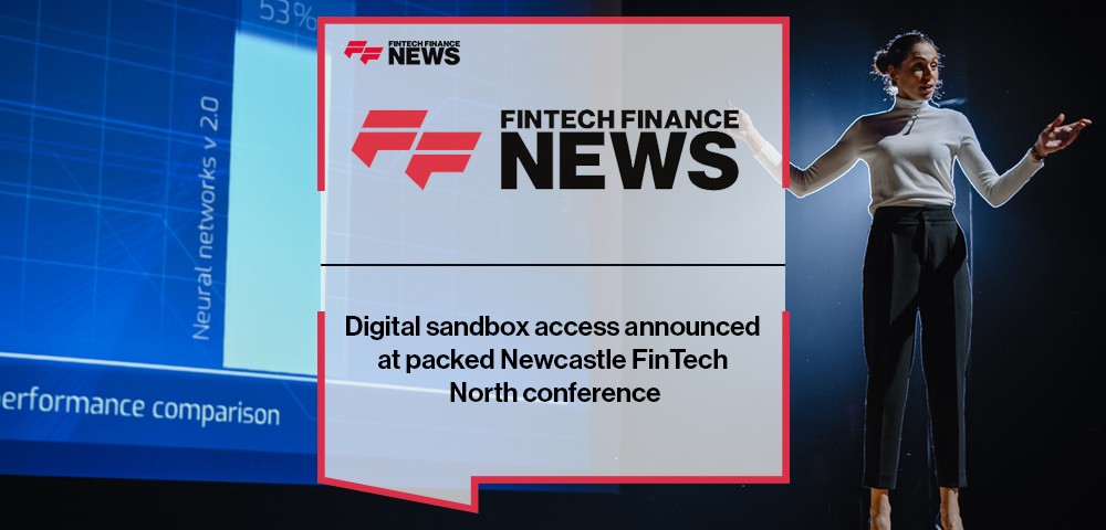 Digital sandbox access announced at packed Newcastle FinTech North conference|The Common Room at Neville Hall, Newcastle|Tim Goodfellow at Fintech North