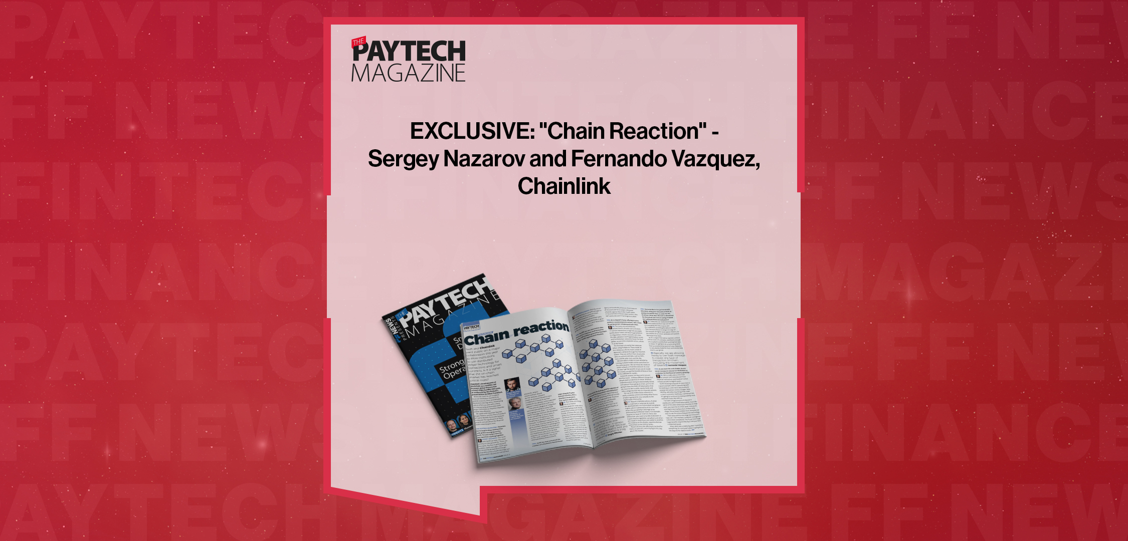 EXCLUSIVE: "Chain Reaction" - Sergey Nazarov and Fernando Vazquez, Chainlink